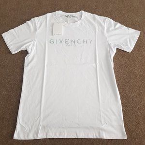 Givenchy Tee White  Printed